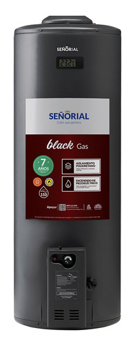 Termotanque A Gas Señorial 110 Litros Linea Black 2.0
