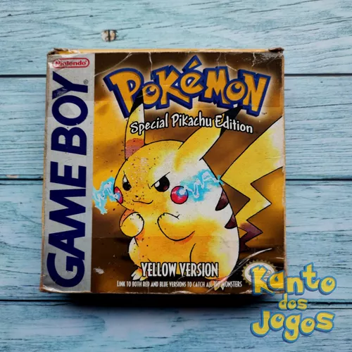 Pokemon Yellow Nintendo Game Boy Completo