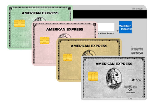 Sticker Cover American Express Ambos Lados Tarjeta Débito Cr