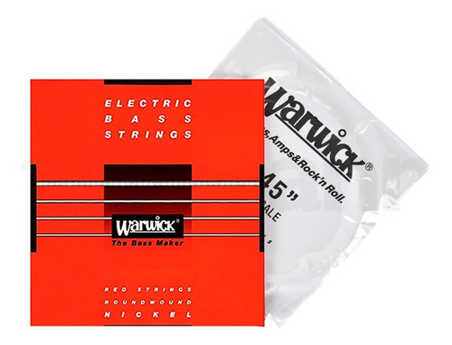 Cordas de baixo Warwick Strung 46200 M 4 045 105 Conjunto 4