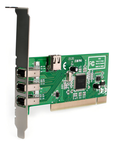 Tarjeta Adaptadora Firewire Pci 1394a De 4 Puertos Startech, 3 Externos Y 1 Interno