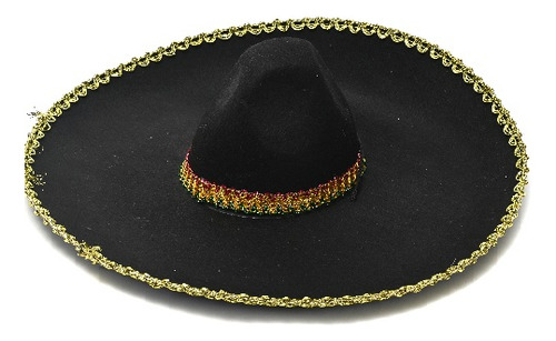 Sombrero Mariachi Paño Color Negro