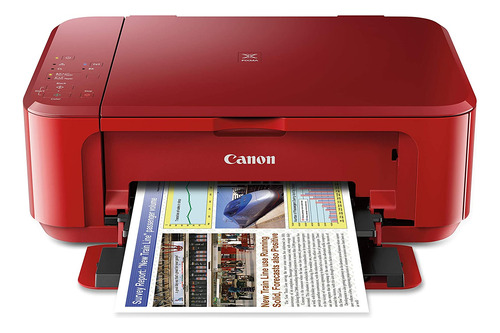 Impresoras Canon Pixma Mg3620 Todo En Uno  Color Rojo