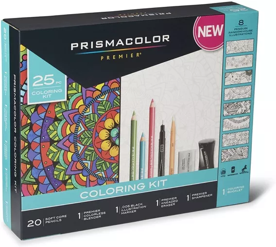 Lapices Prismacolor Premier Kit Para Colorear 25 Piezas