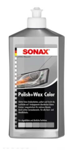 Cera Polish & Wax Color Gris Sonax 500 Ml