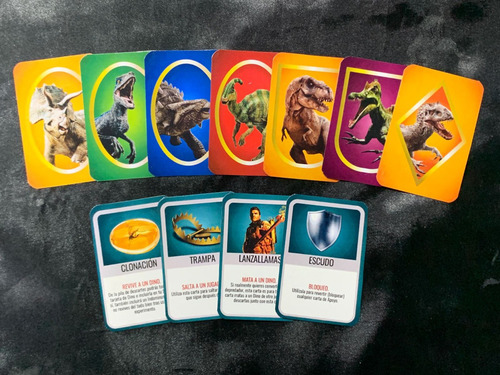 Dino Wars, Juego De Cartas Mecanica Virus