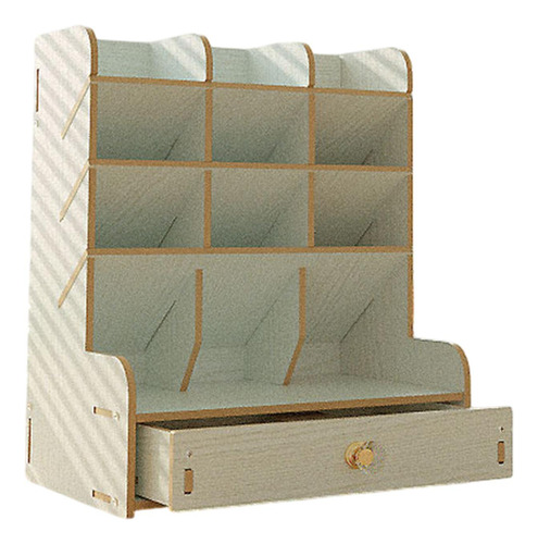 Organizador De Lápiz De Madera Rack De Almacenamiento Multi