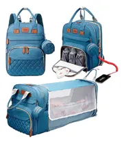 Comprar Mochila Bolso Con Cuna Cambiador, Estuche, Correas Y Usb