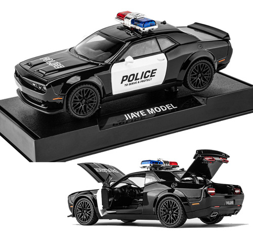 Dodge Challenger Srt Polícia Carro Versão Com Luzes E Som