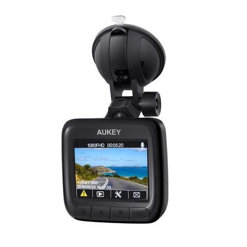 Dash Cam Aukey Dr01 1080p 170° Graba 6 Carriles Visión Noche