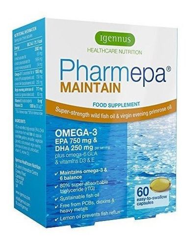 Pharmepa Mantiene El Aceite De Pescado Epa Dha Omega-3 Y D3,