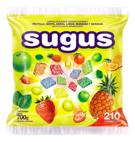  Caramelos Masticable Sugus X 700g