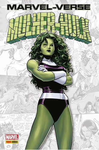 Mulher-Hulk: Marvel-Verse, de Lee, Stan. Editora Panini Brasil LTDA, capa mole em português, 2022