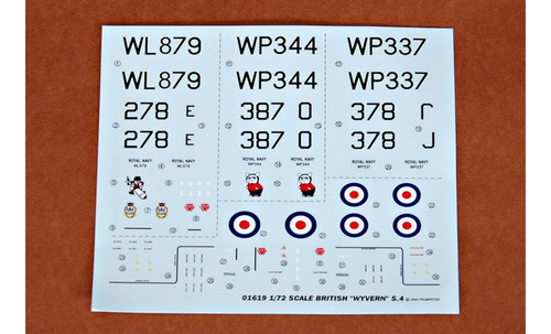 Avion 1/72 Trumpeter 1619 Britanico Westland Wyvern S4