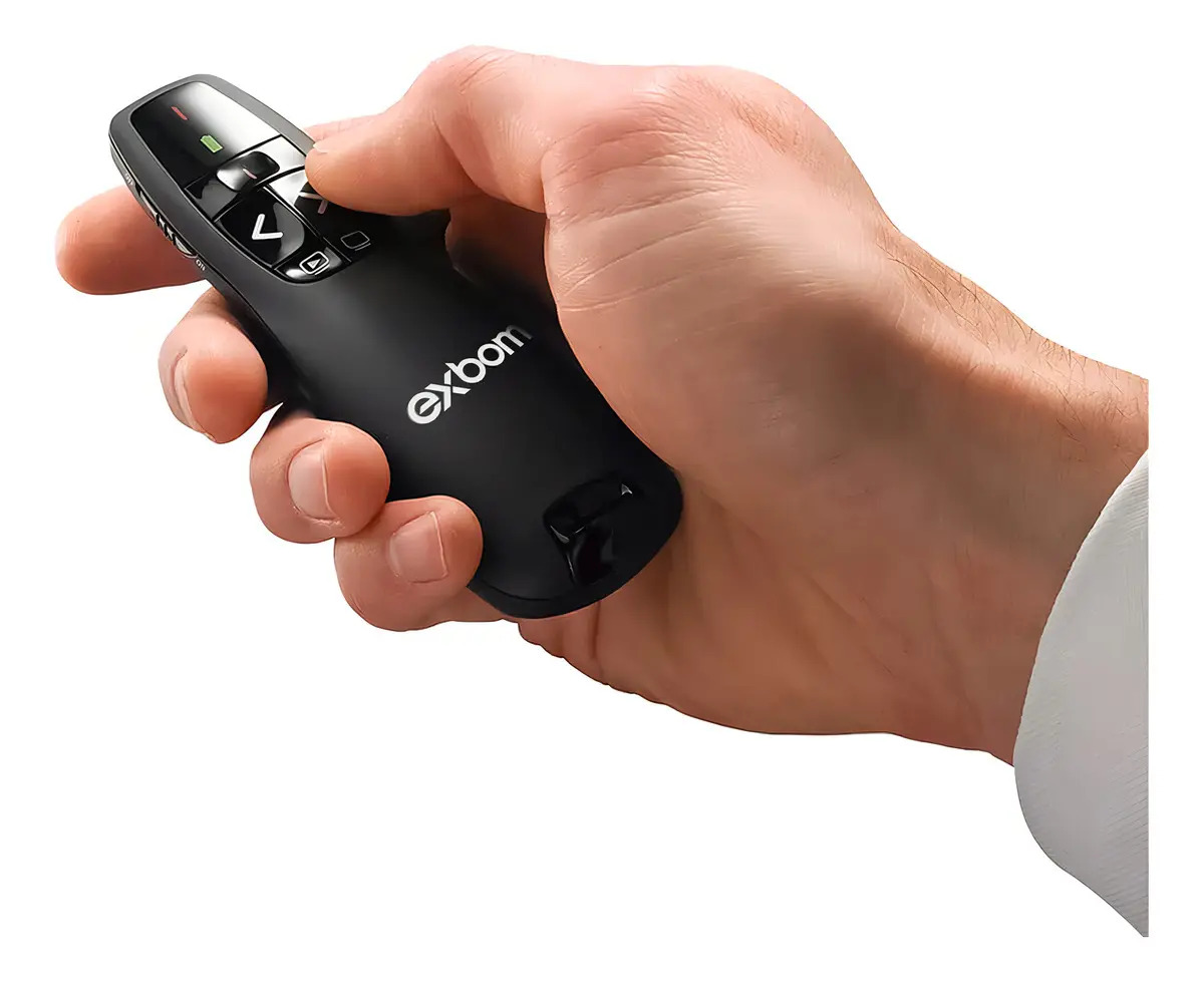 Apresentador Passador Slides Sem Fio Com Laser 30 metros
