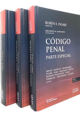 Código Penal, Parte Especial, De Rubén Enrique Figari.., Vol. 1. Editorial La Ley, Tapa Blanda En Español