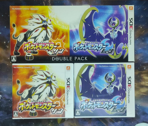Pokemon : Sol Y Luna Dual Pack - Japones (juegos Sellados)