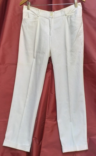 Pantalon Blanco De Mujer  Awada T M 