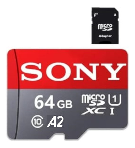 Sony-tarjeta De Memoria Micro Sd Clase 10 64gb / Dt