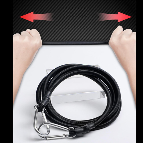 Cuerda Elástica Resistente Con Correas Móviles 2m 2m Negro