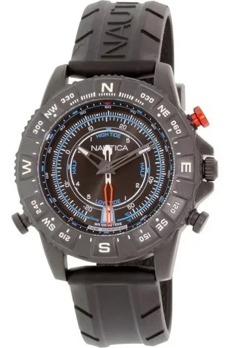 Reloj Nautica Tide Compass Temperatura Y Norte Magnetico