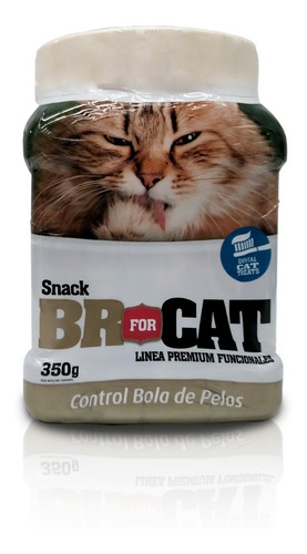 Snack Gatos Br For Cat Nuggets Control Bola De Pelos X 350 G