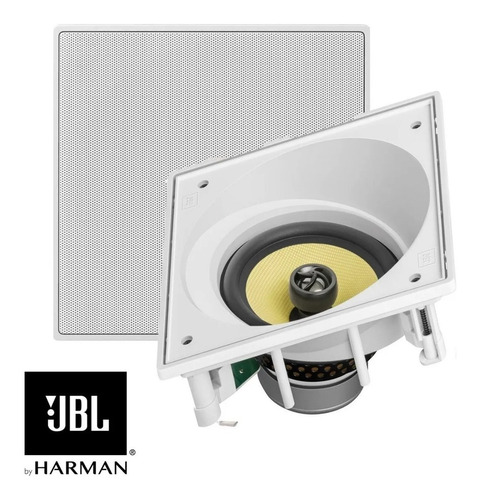 Arandela Quadrada Angulada Jbl Ci6sa Coaxial 6  60w Rms 