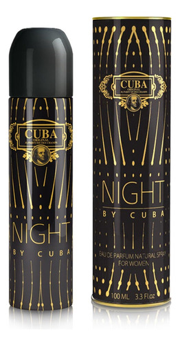 Perfume Cuba Night Mujer 100 Ml Edp Original