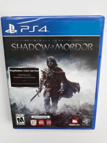 Shadow Of Mordor Juego Ps4 Nuevo Y Sellado 