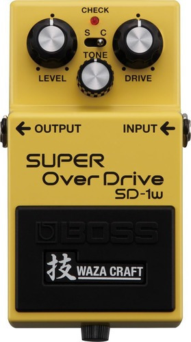 Pedal Boss Sd-1w - Super Overdrive - Waza Craft - Guitarra -