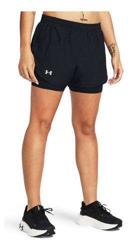 Shorts Para Correr Under Armour Fly By 2-in-1 De Mujer