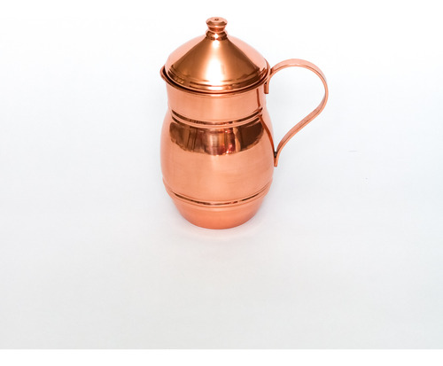 Jarra De Cobre Puro 700ml Para Uso Benefícios Do Cobre