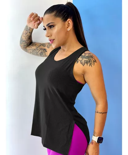 Blusa Camiseta Dry Fit Tapa Bumbum Regata Academia Fitness