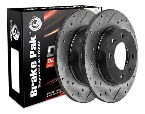 Discos De Freno Brake Pak  Para Citroen C2