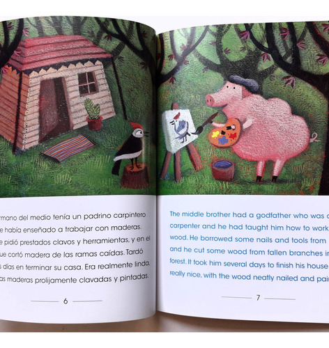 Los Tres Cerditos / The Three Little Pigs Inglés / Español