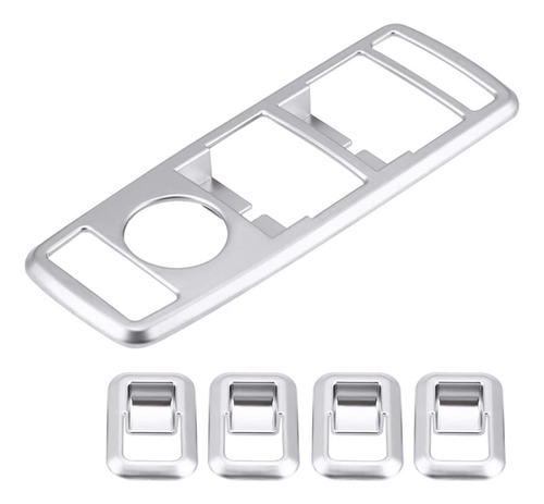 Acouto Car Window Switch Button Trim Panel Cover For Benz A