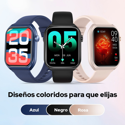 Reloj Inteligente Hombre Mujer,1.83 Hd Smartwatch Con Llamadas Y Monitor De Sueño