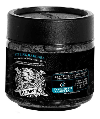 Gel Para Peinar Barracuda 3x Growth Complex 250g