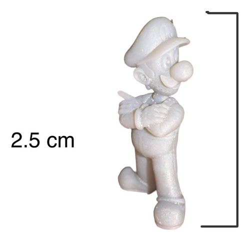 Figuras Miniatura Diorama Escala 1/64 Mario Bros Luigi