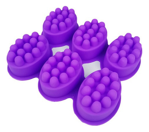 Molde De Silicon Para Jabon 6 Cavidades