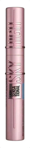 Máscara de pestañas Maybelline Lash Sensational Sky High, impermeable, 0.24 onzas líquidas, color negro intenso