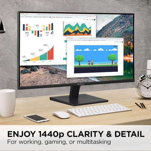 Monitor Viewsonic, 27 '', Led, Panel Va, 2560x1440p, 100 Hz