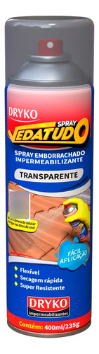 Borracha Líquida Spray Impermeabilizante Transparente 400ml