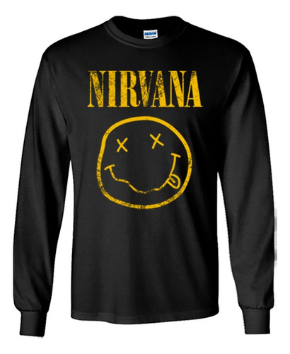 Nirvana Playera Manga Larga D04 B0