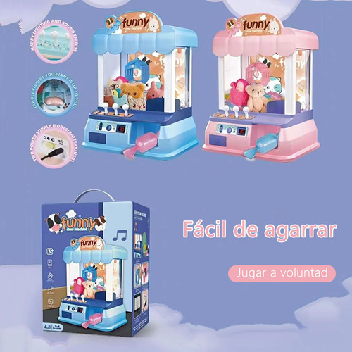 Máquina De Garras Grande Para Niños Con Luz Sonido Usb