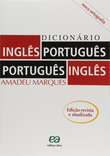 Dicionário inglês/português - português/inglês, de Marques, Amadeu. Série Dicionários Editora Somos Sistema de Ensino, capa mole em português, 2013