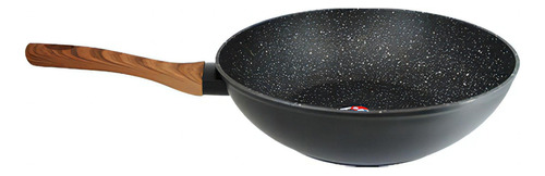 Wok Antiadherente 28cm Linea Granito Keep Color Negro