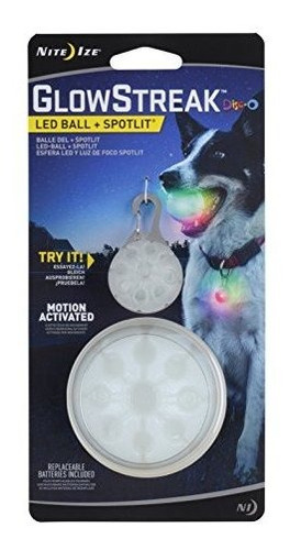 Nite Ize - Pelota Para Perro Con Luces Led Glowstreak, Se Il