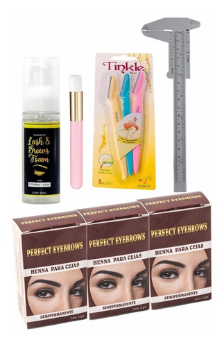 Kit Cejas Semipermanentes Henna - Unidad a $85900