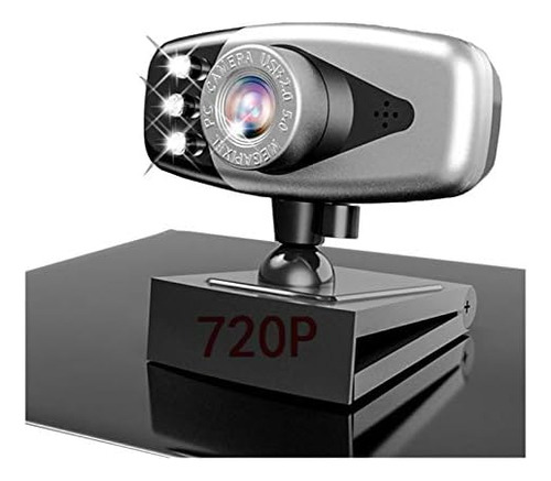 Cámara Web Usb 720p/1080p Con Micrófono Y Enfoque Manual